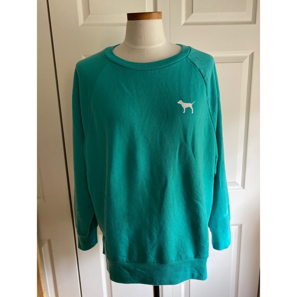 VS Pink | Teal Sweatshirt